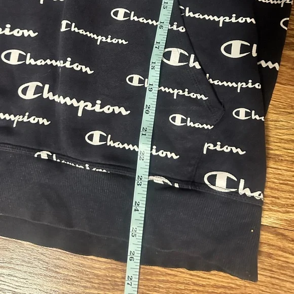 Champion All Over Print Hoodie Size Medium - Picture 7 of 9